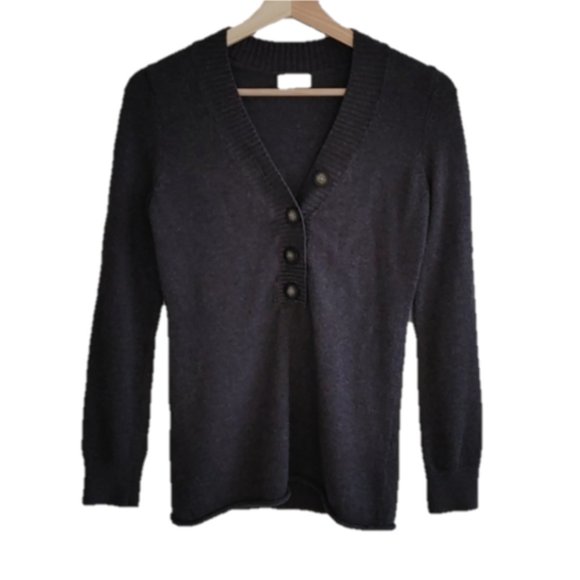 Land's End Grey Medium-Weight Sweater - Picture 2 of 8